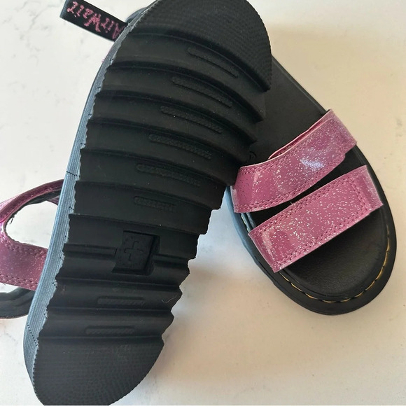 Dr. Martens Klaire Pink Glitter Sandals size: 5 - Picture 6 of 6